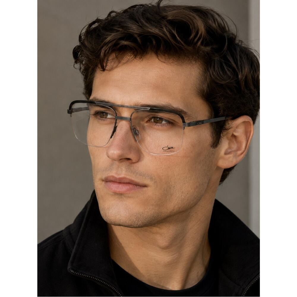 NEW!! CAZAL Men Eyeglasses CURRENT 7095 C003 Authentic